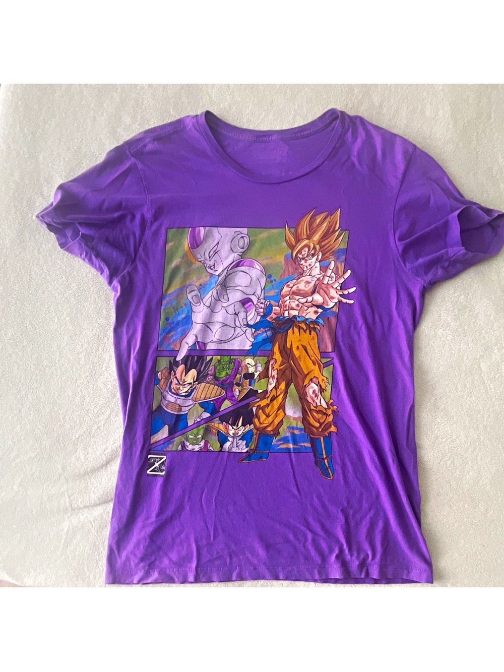 Purple Dragon Ball Z Graphic T-Shirt